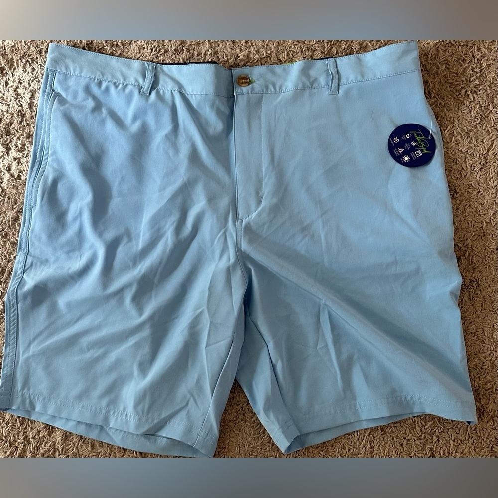 New TailorByrd Performance Men's 40” Stretch Comfort Pearl Blue  Golf Walking